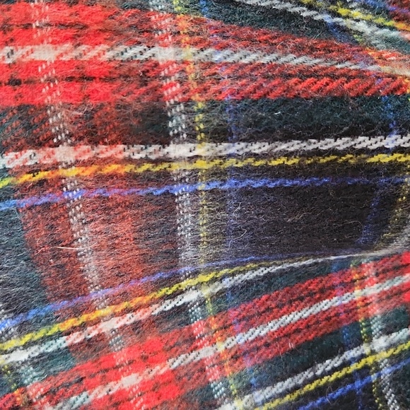 Authentic Scottish Plaid design by Berkshire made in Japan red blue green black - Picture 2 of 5